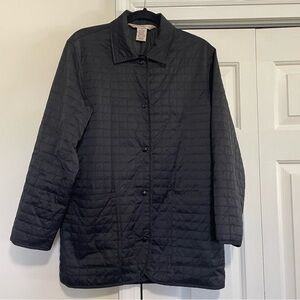 Uniform John Paul Richard Sport Quilted Black Coat Size Medium